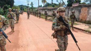 Un grupo de militares en San Matías
