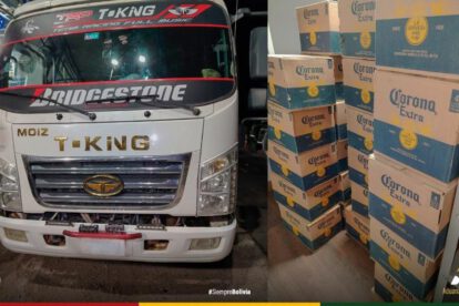 Vehículo intervenido y parte del cargamento ilegal trasladado a depósitos de la Aduana