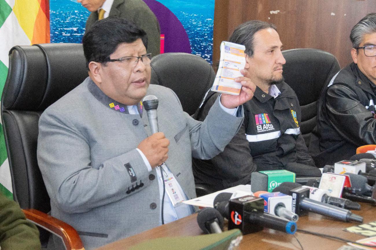 El alcalde Eliser Roca