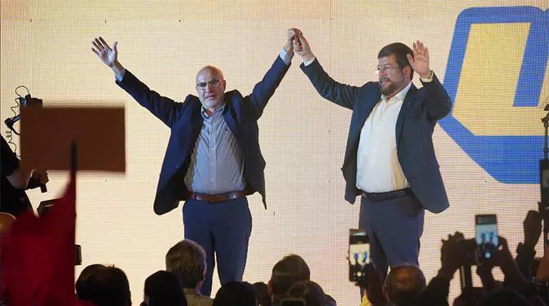 José Luis Lupo y Samuel Doria Medina.