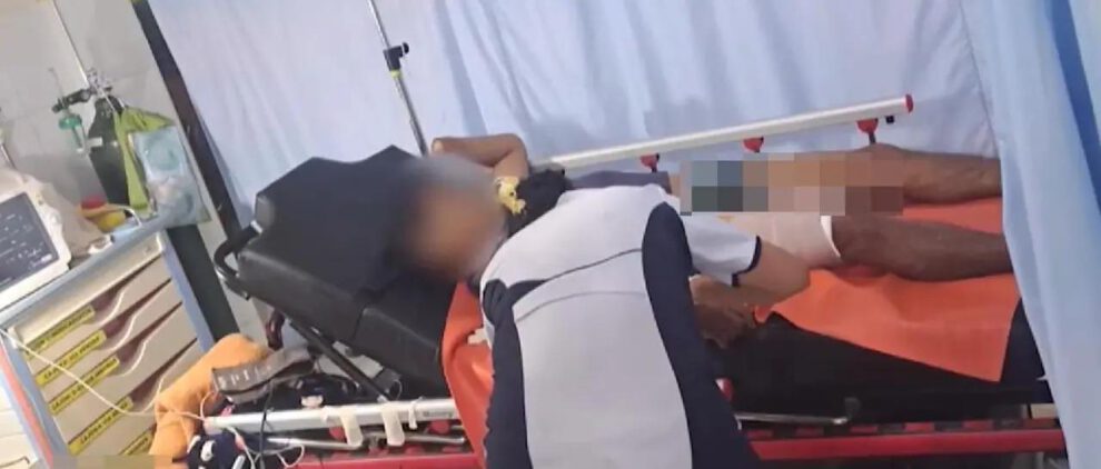 hombre herido