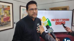 Rolando Barrientos, secretario departamental de Cultura y Turismo