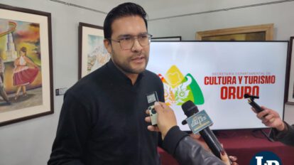 Rolando Barrientos, secretario departamental de Cultura y Turismo