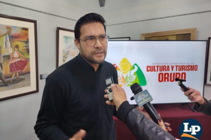 Rolando Barrientos, secretario departamental de Cultura y Turismo