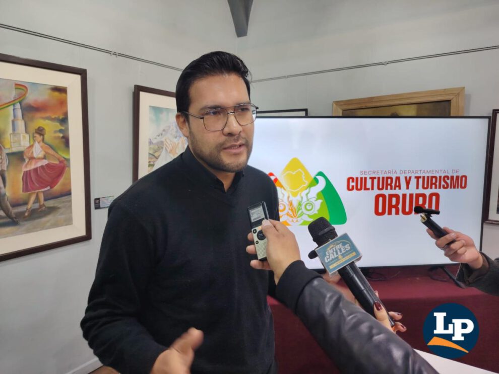 Rolando Barrientos, secretario departamental de Cultura y Turismo