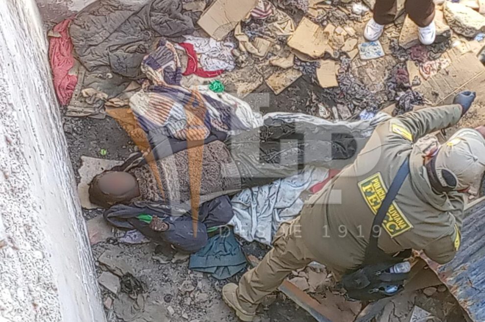 El cuerpo fue encontrado en el interior de un predio abandonado