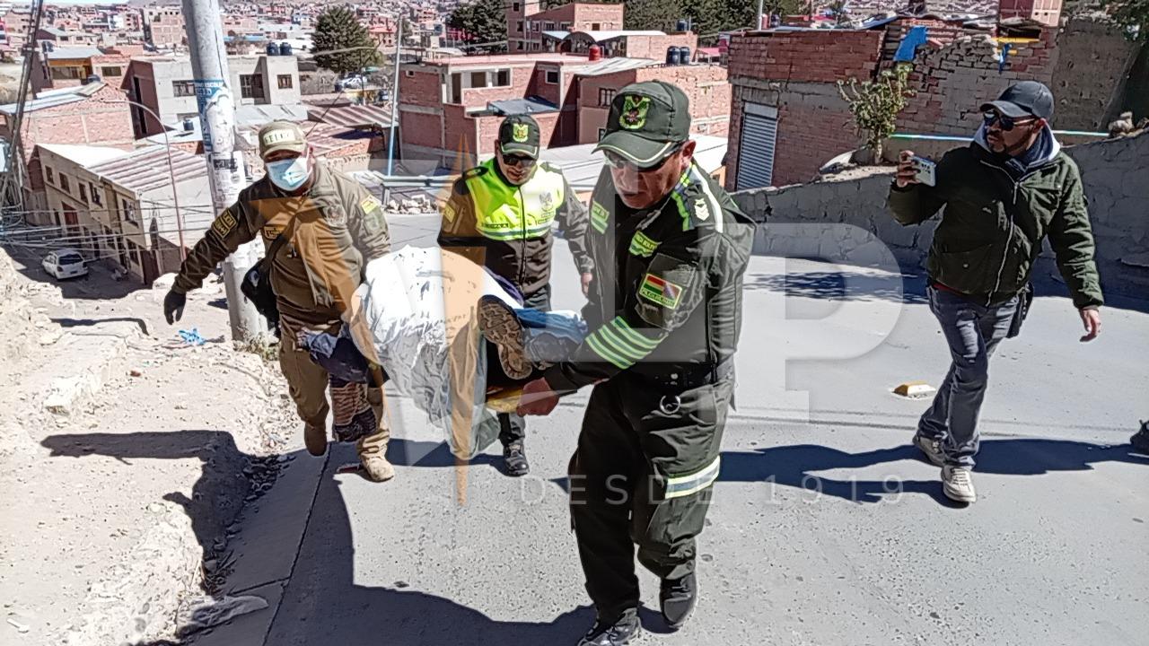 El cuerpo fue retirado del lugar