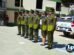Los efectivos policiales reconocidos durante la ceremonia en Oruro