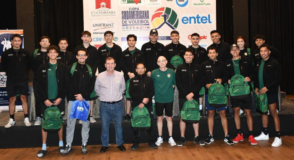imagen de la selección boliviana de voleibol