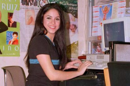 Shakira en el año 1997