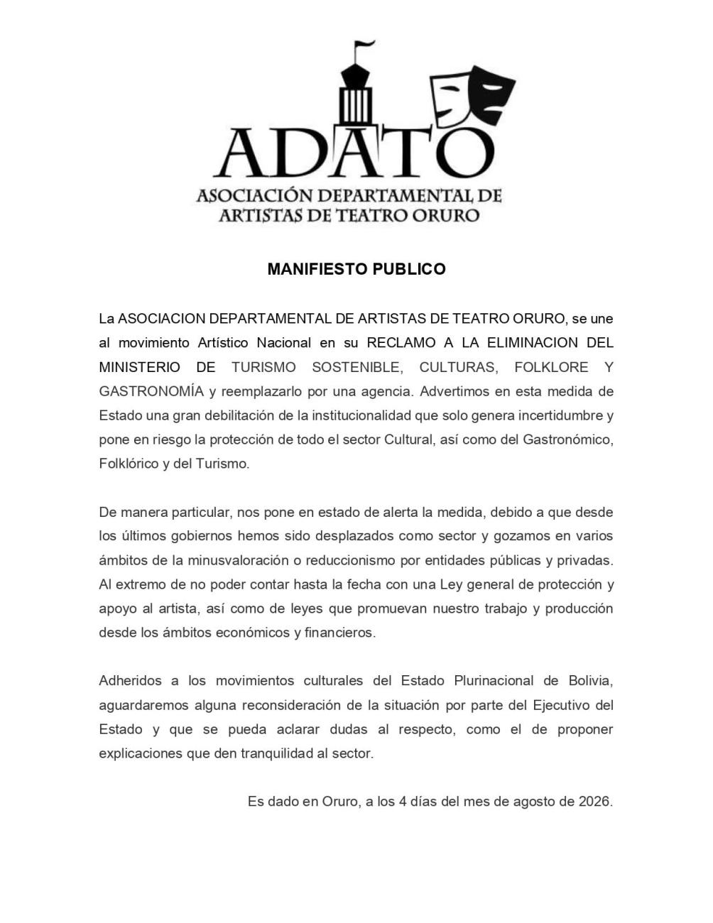 Diversos sectores expresaron su rechazo y preocupación por el cierre del ministerio
