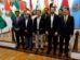 Los nueve gobernadores participaron en la reunión en la Casa de la Libertad