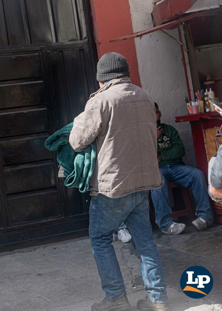 Traslado del aprehendido por el caso de estafa
