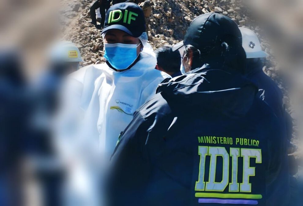 Personal del IDIF durante un trabajo de campo