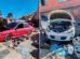 Vehículos desmantelados, placas y autopartes hallados durante el operativo