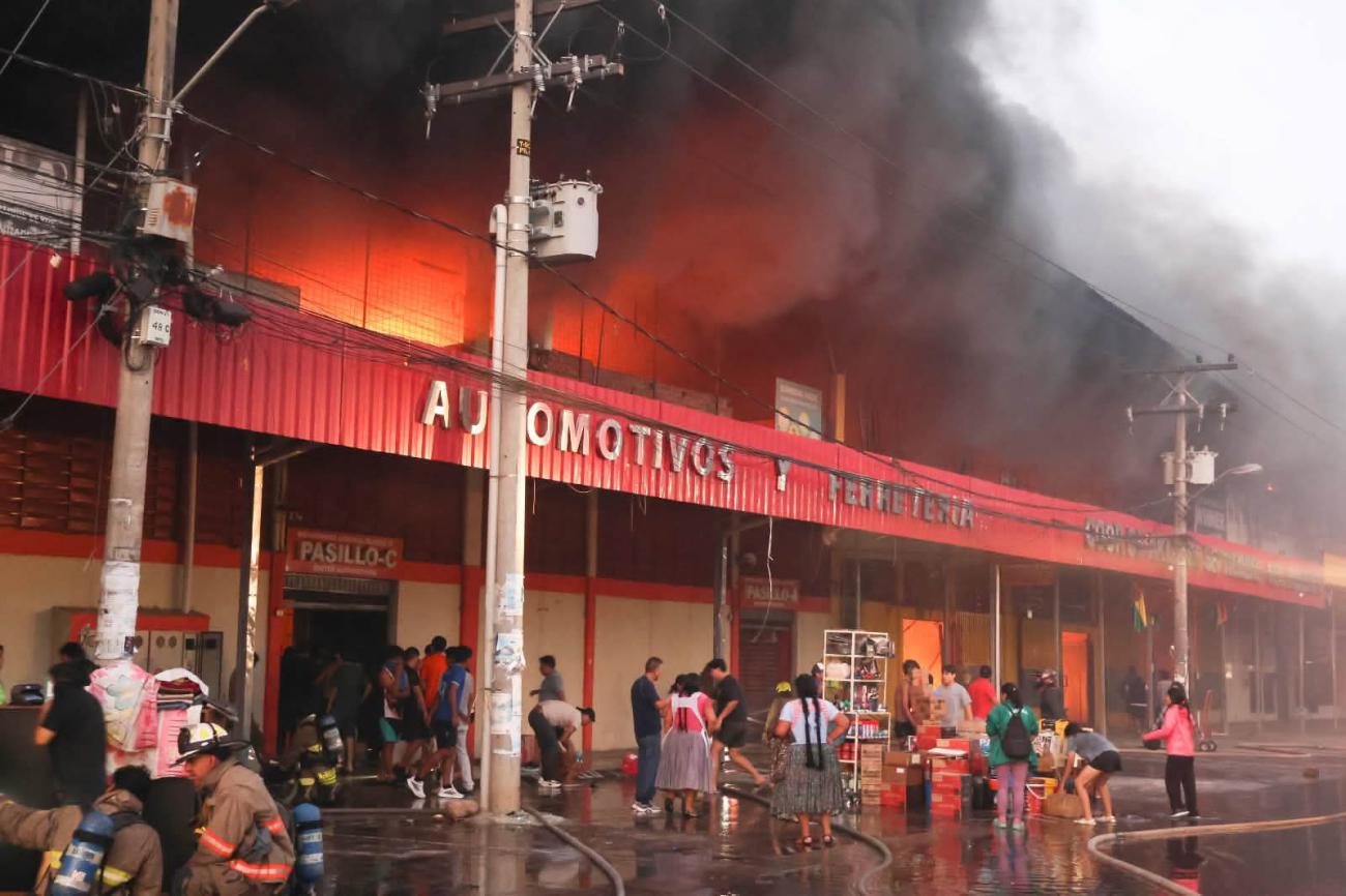 Incendio en Santa Cruz