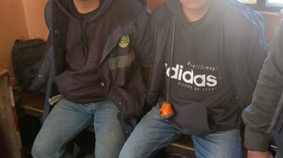 Los dos aprehendidos tras la intervención policial en Huanuni