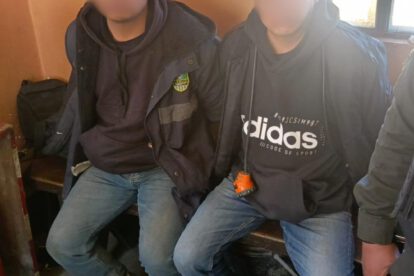 Los dos aprehendidos tras la intervención policial en Huanuni