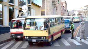 Micros del transporte publico