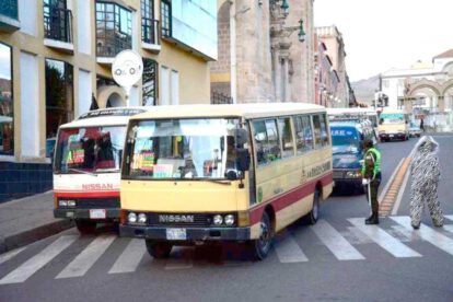 Micros del transporte publico