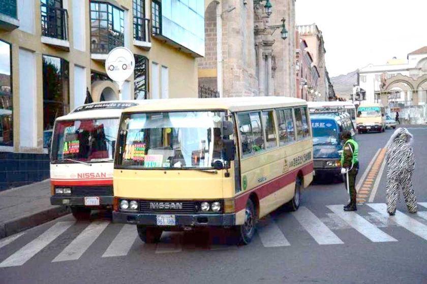 Micros del transporte publico