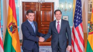 Rodrigo Paz y Marco Rubio