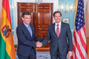 Rodrigo Paz y Marco Rubio