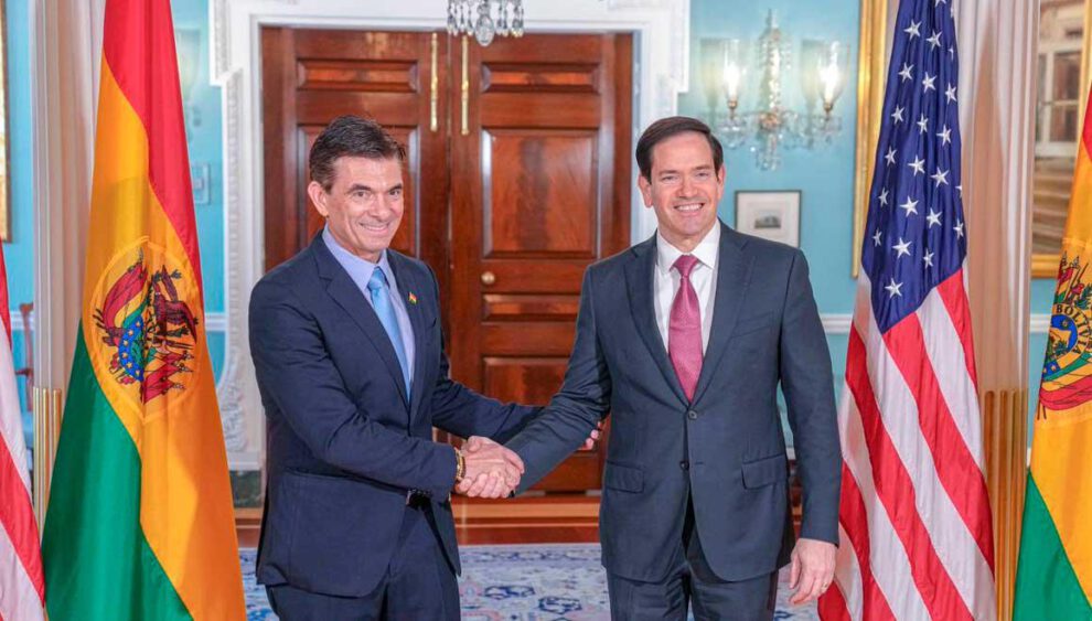 Rodrigo Paz y Marco Rubio