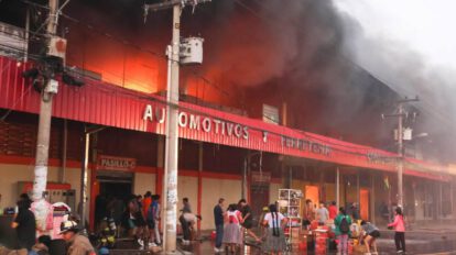 Incendio en Barrio Lindo