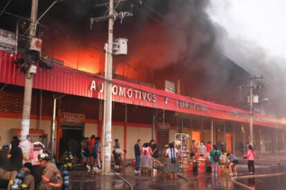 Incendio en Barrio Lindo