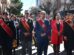 autoridades en desfile del 6 de agosto en Oruro