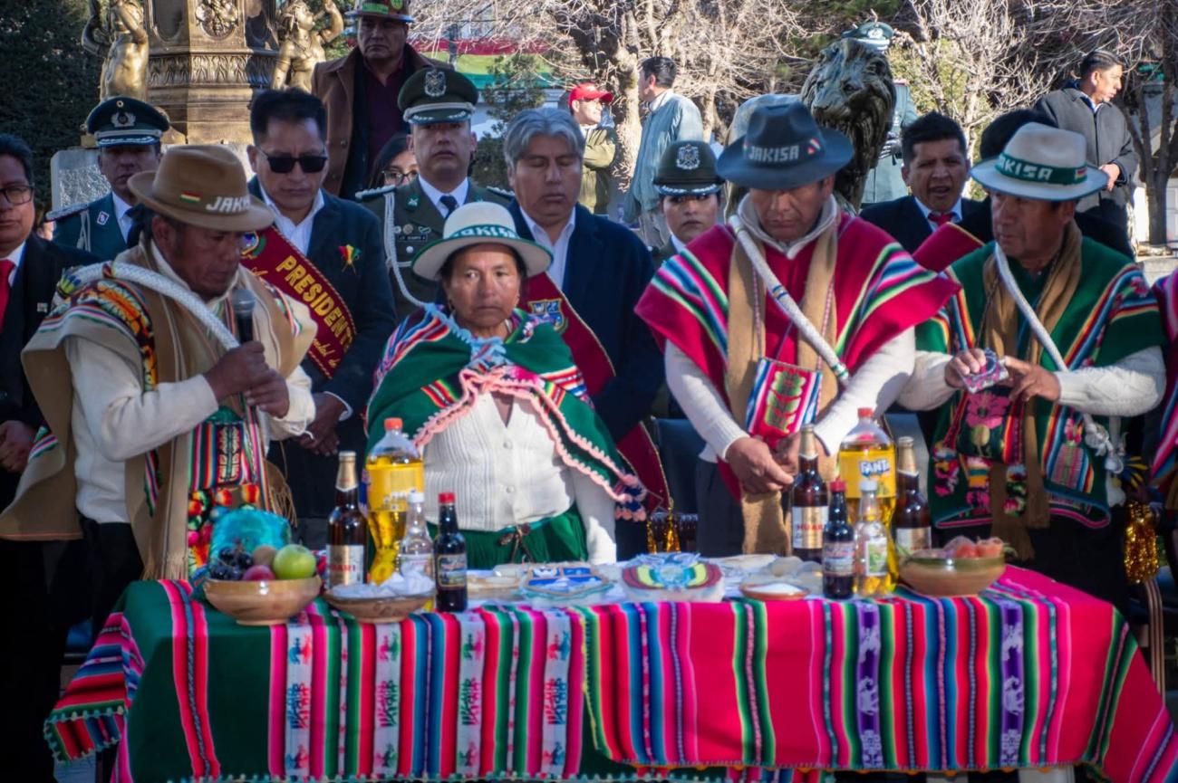 ceremonia interreligiosa Oruro