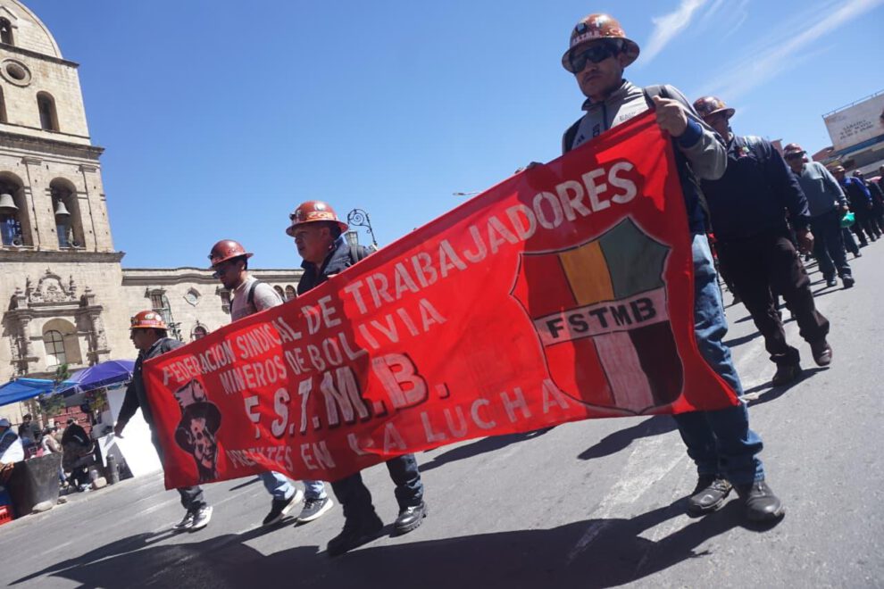 federación de trabajadores mineros de Bolivia