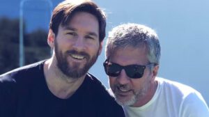 Jorge Messi (d) junto a Lionel