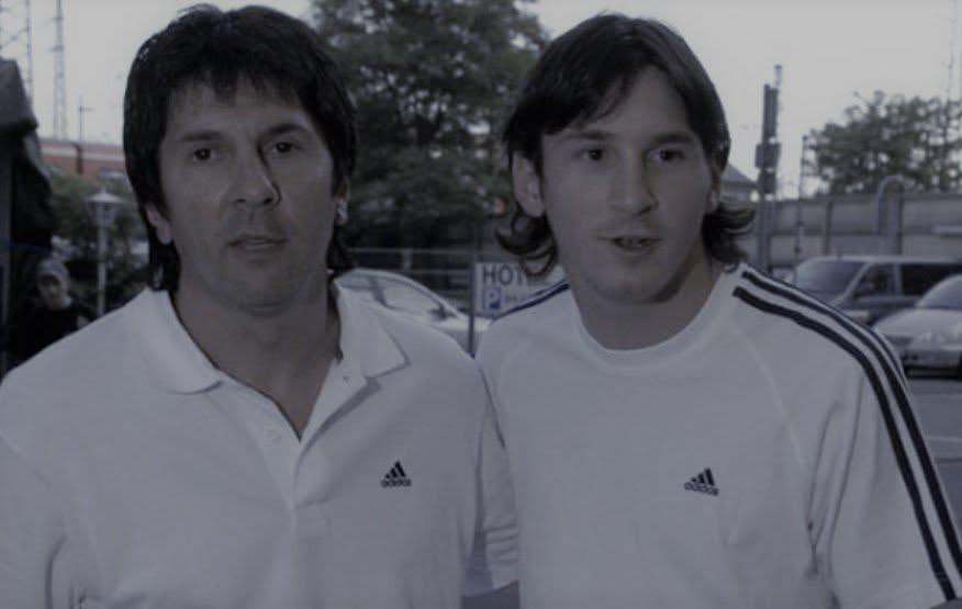 Jorge Messi (i) junto a Lionel