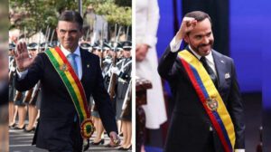 El presidente Rodrigo Paz y su homólogo colombiano
