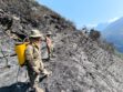Efectivos de la UMEE y bomberos voluntarios