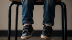 Pies de un niño