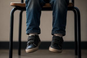 Pies de un niño