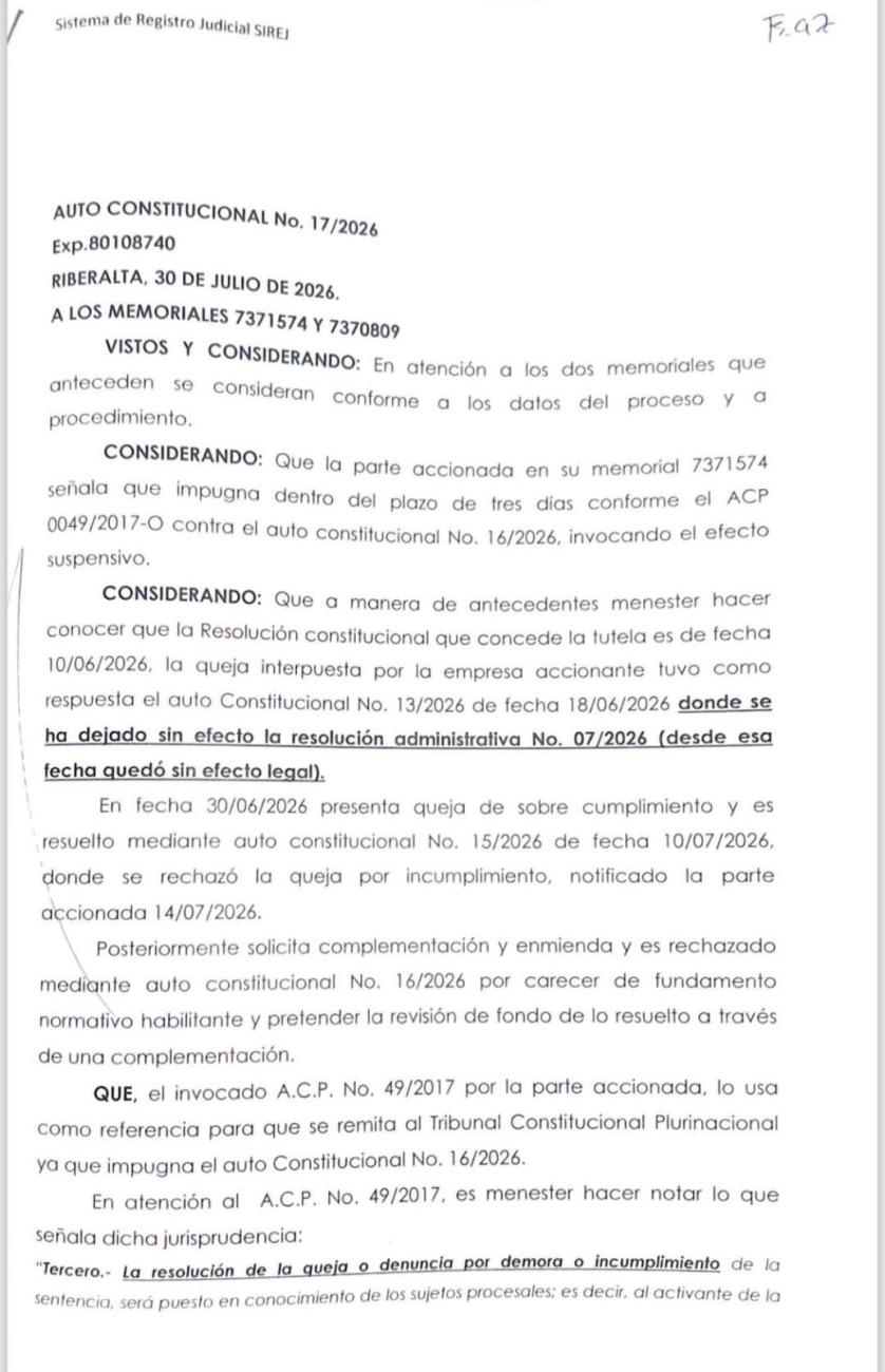 imagen de auto constitucional