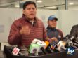 El diputado Pacheco en conferencia de prensa