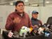 El diputado Pacheco en conferencia de prensa