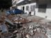 Vehículo dañado por terremoto