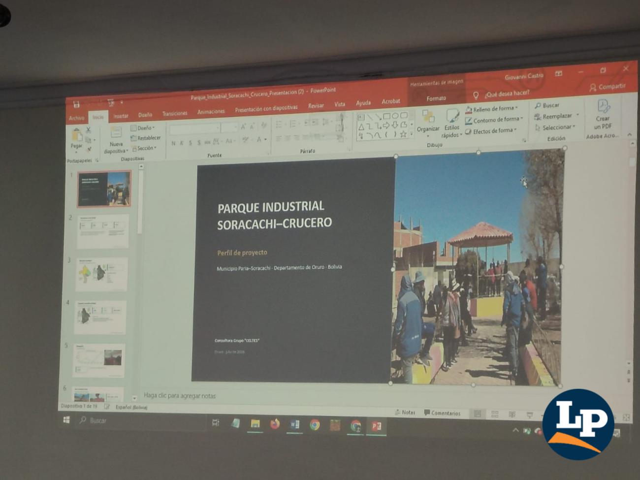 proyecto parque industrial Soracachi
