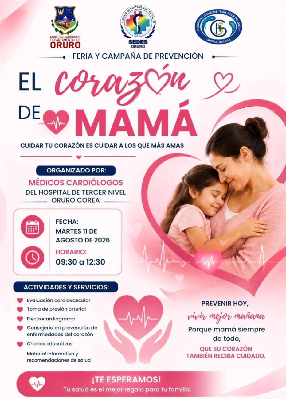 afiche campaña de cardiología