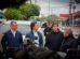El ministro de Obras Públicas, Mauricio Zamora, junto a autoridades del Ejecutivo