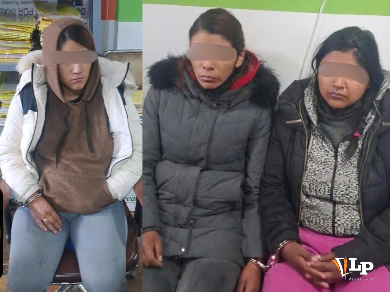 Las tres mujeres beneficiadas con detención domiciliaria