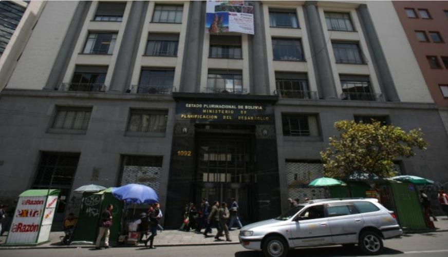 frontis del Ministerio de Planificación