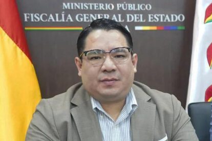 El fiscal general del Estado, Dr. Roger Mariaca