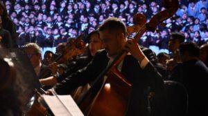 Un grupo de artistas